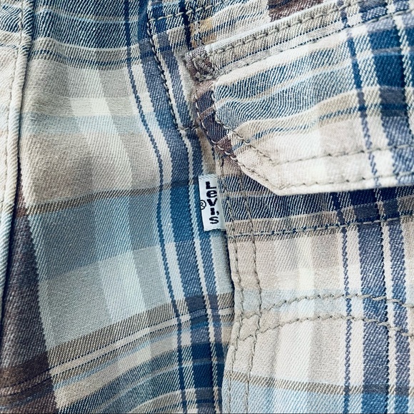 MENS LEVIS CARGO SHORTS Size 36 Multicolor Good Condition - Picture 7 of 10